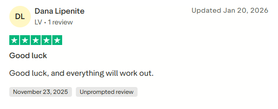 Trustpilot review
