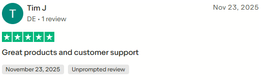 Trustpilot review