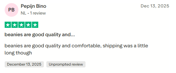 Trustpilot review